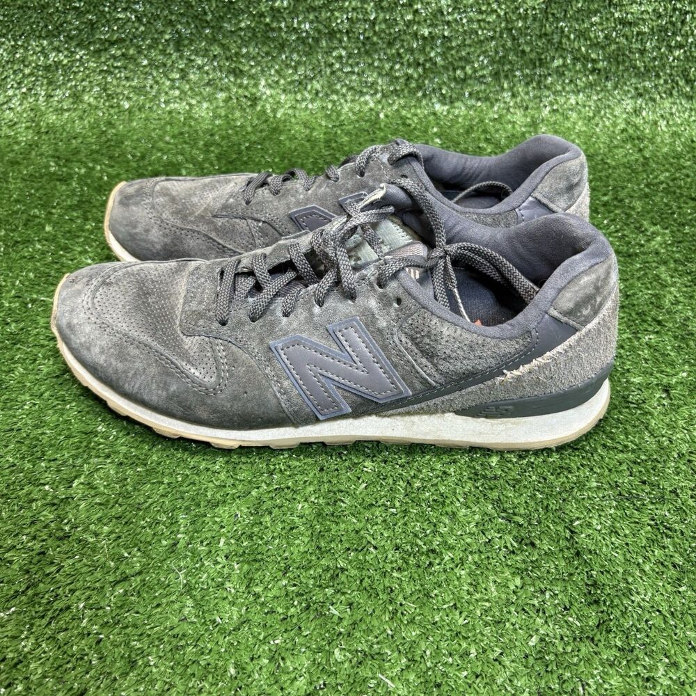 New Balance 696 Women's 9 B Athletic Comfort Running Gray Suede Sneaker Shoes